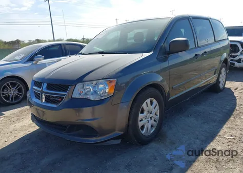 2016 Dodge Grand Caravan American Value Pkg из США, поврежденный, VIN 2C4RDGBG1GR386152